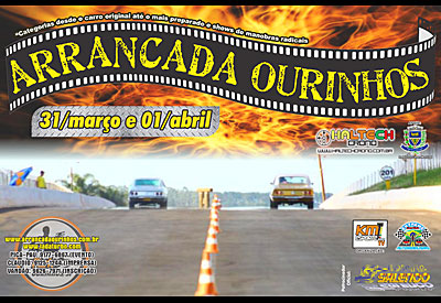 Flyer: 1ª Etapa - Campeonato de Arrancada Ourinhos 2012