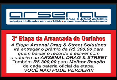 Flyer: 3ª Etapa - Campeonato de Arrancada Ourinhos 2013