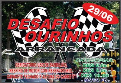Flyer: Desafio Ourinhos - Arrancada 2014
