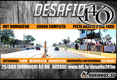 Flyer: Desafio 14ó Ourinhos