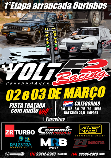 Flyer: 1ª Etapa Campeonato Arrancada Ourinhos