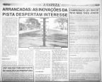 Uma das primeiras matérias citando a nossa cronometragem. Jornal "A Gazeta" do dia 02/05/2009